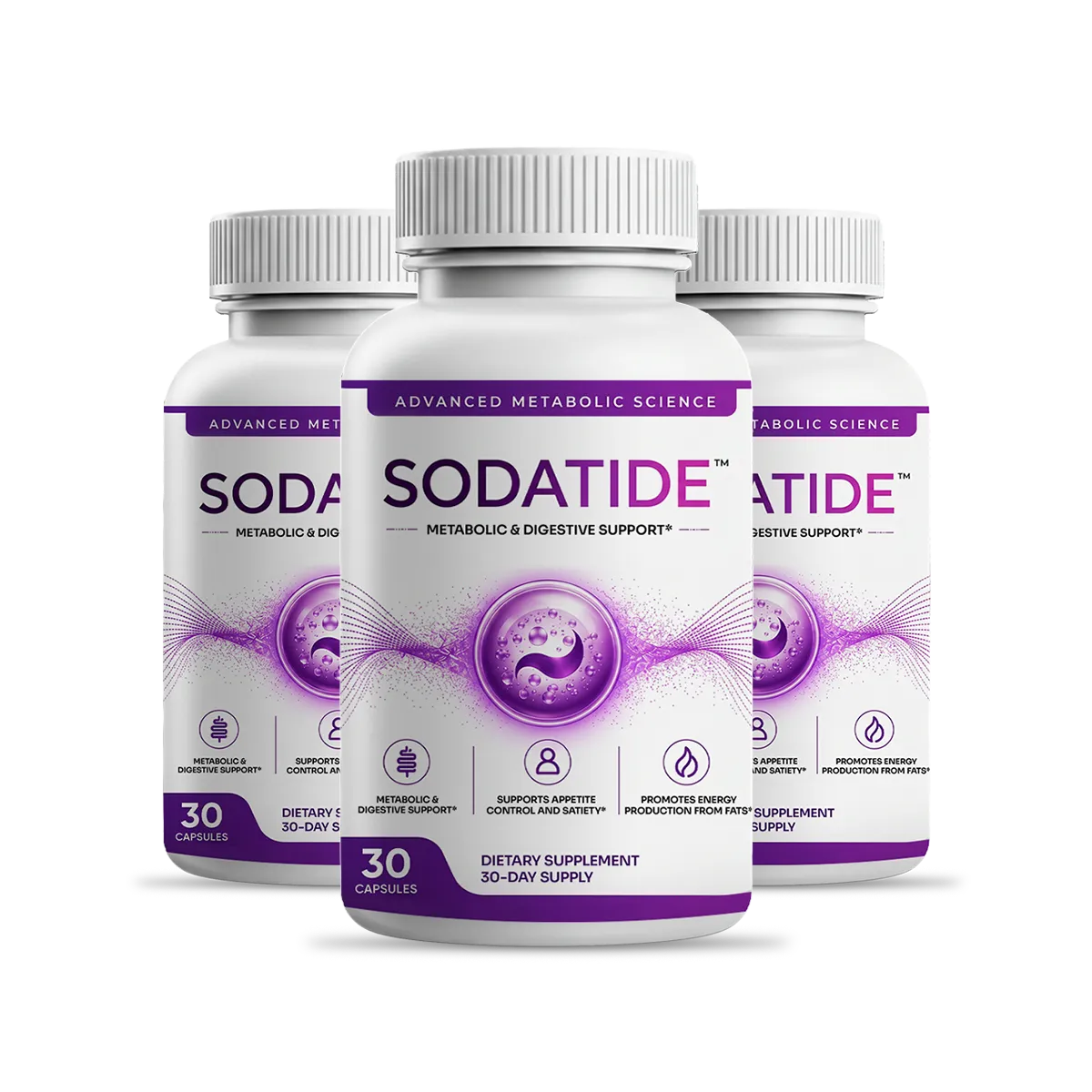 3 bottles of SodaTide